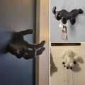 Gruseliger Halloween-Hand-Wandhaken, Schlüsselhalter mit Kette - Dunkles, mattes Design
