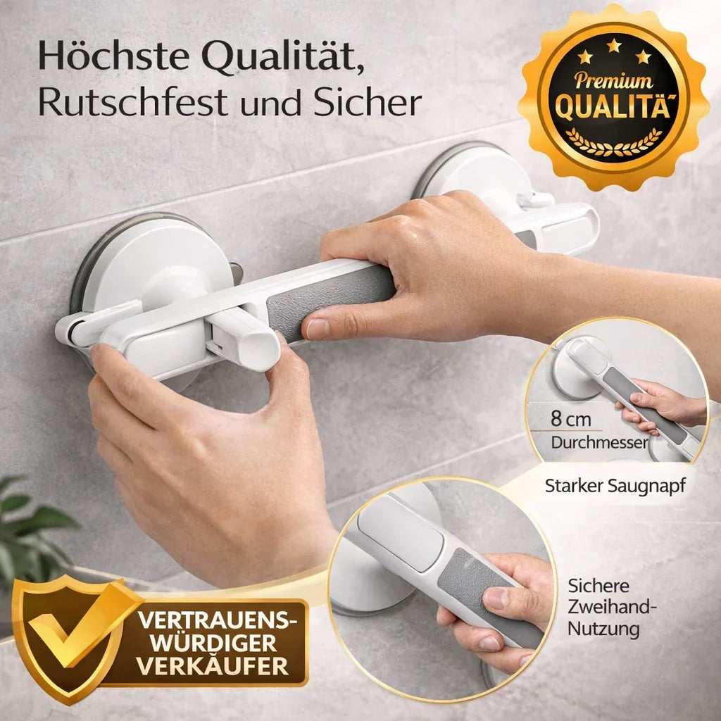 SecureGrip: Non-Drill Safety Handle for Shower & Bath | ribuella