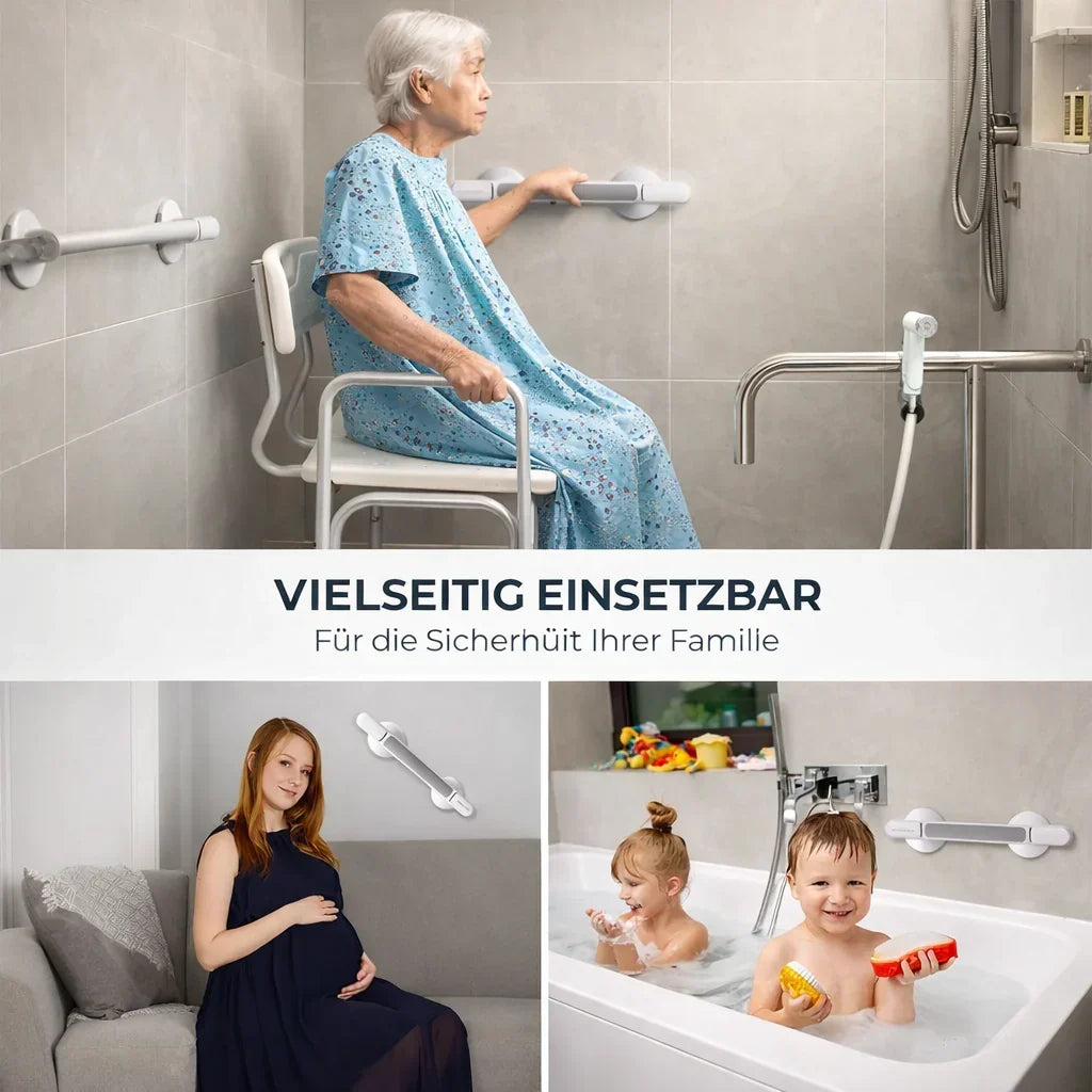 SecureGrip: Non-Drill Safety Handle for Shower & Bath | ribuella