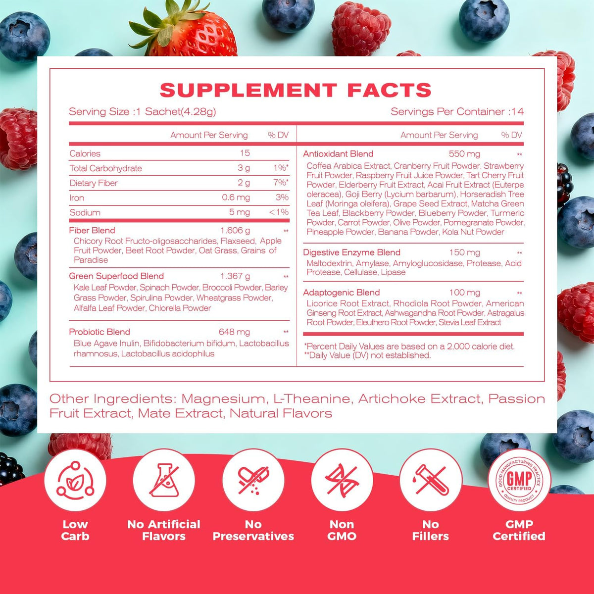 Pó botânico prebiótico de melancia Happy Cleaner, conforto diário