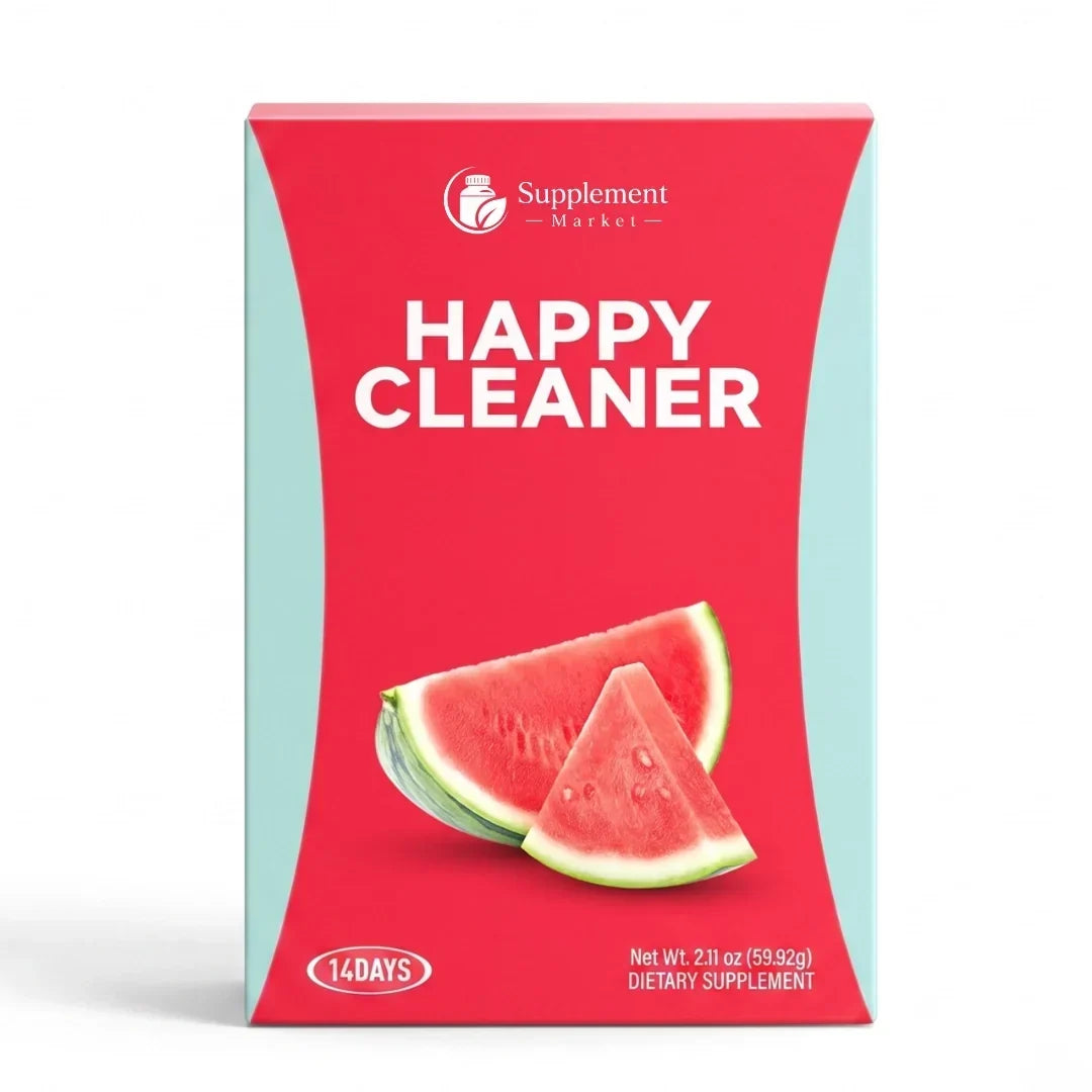 Pó botânico prebiótico de melancia Happy Cleaner, conforto diário