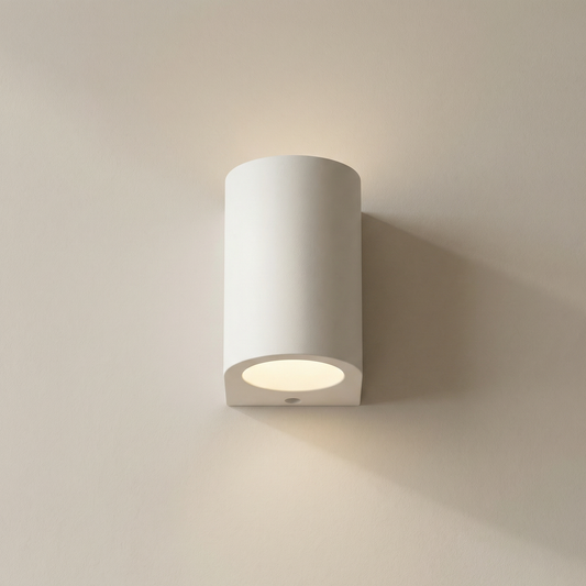 Stylish Dual-Glow Plaster Wall Fixture for Modern Interiors | ribuella