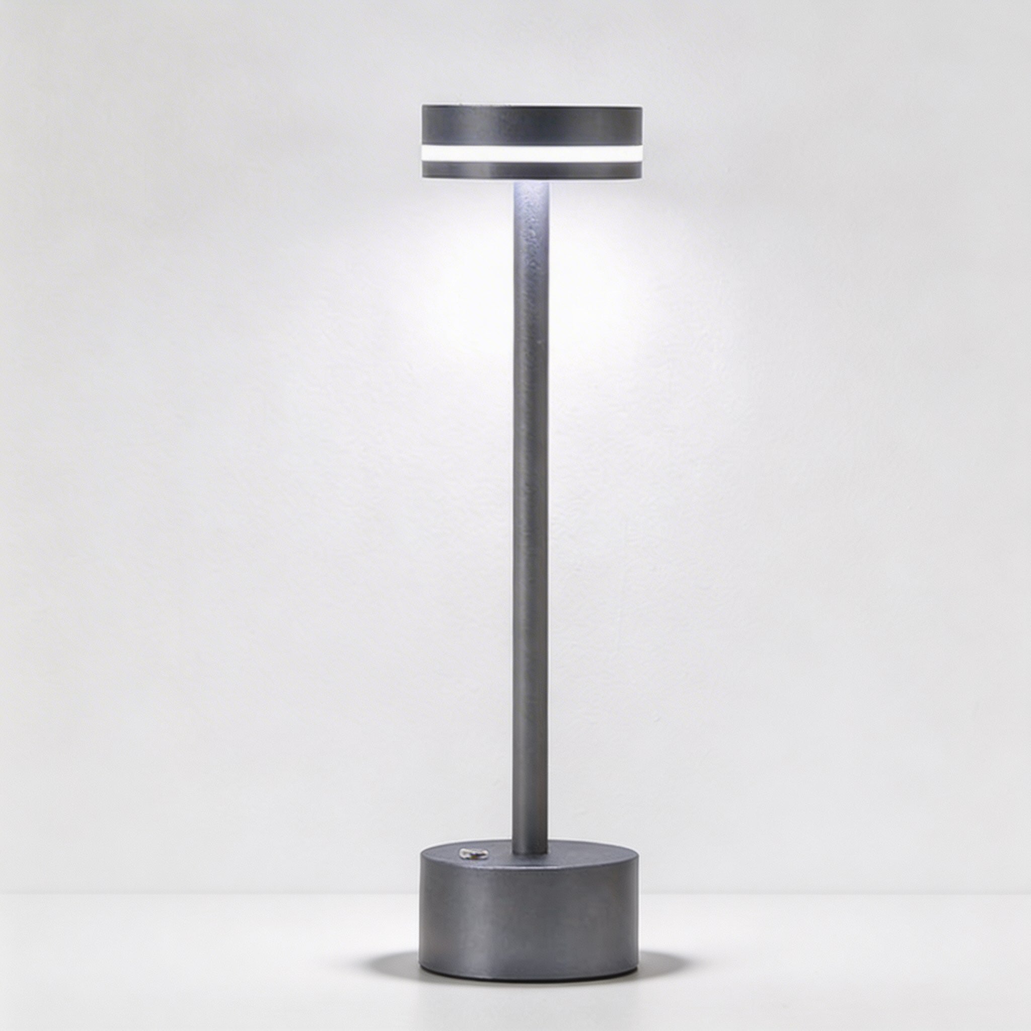 Modern Portable Table Lamp Cordless Aluminum LED Dimmable Touch Control USB Rechargeable | ribuella