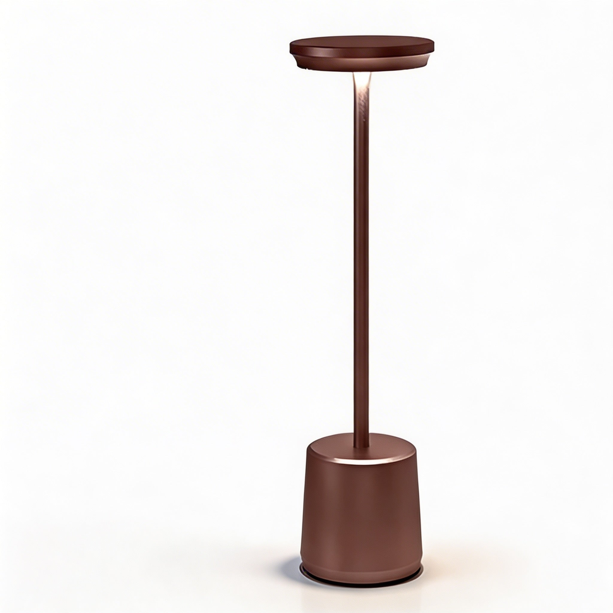 Lampă de masă LED modernă, design metalic fără fir, temperatură de culoare reglabilă, reîncărcabilă prin USB | ribuella