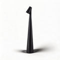Lampe de table moderne en forme de cône, LED à intensité variable et réglable, design métallique rechargeable par USB et sans fil | ribuella