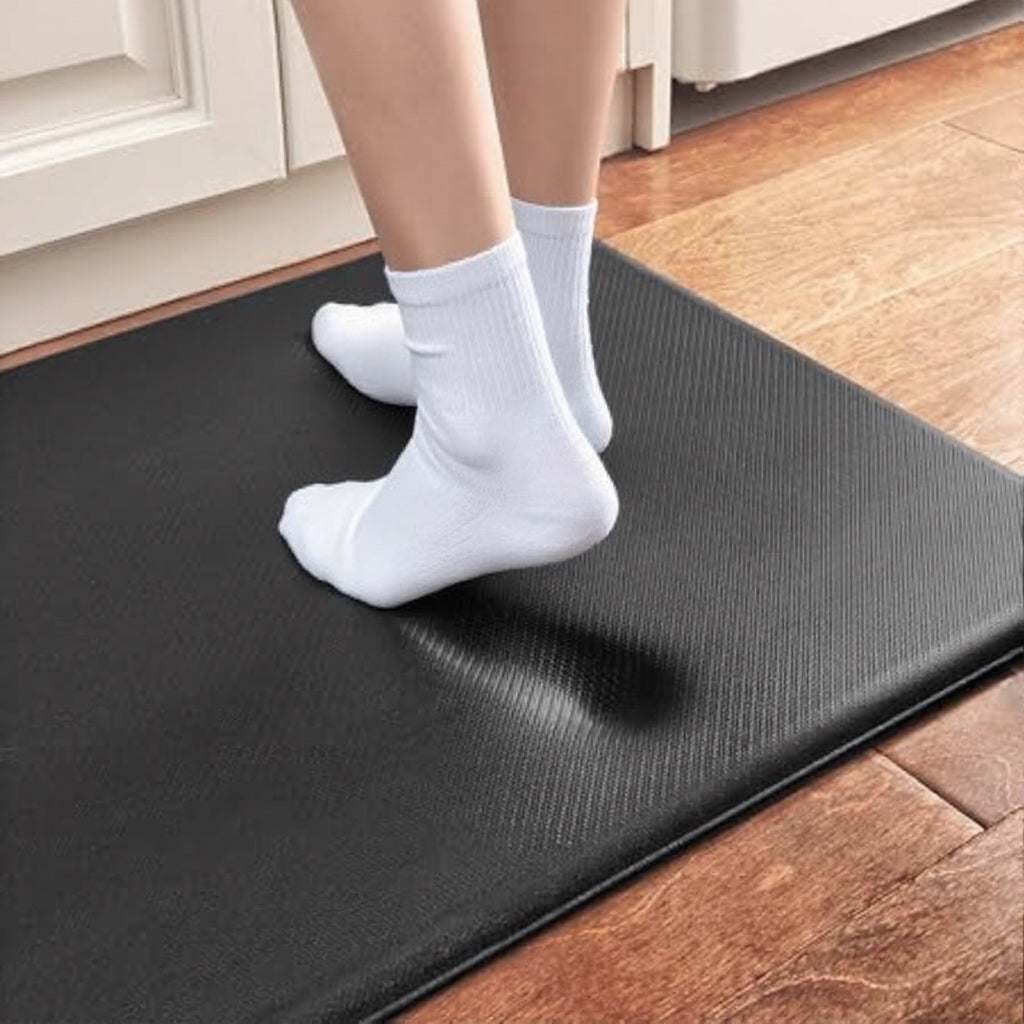 Anti Fatigue Kitchen Mat Non Slip PVC Cushioning Ergonomic Design for Comfort and Safety | ribuella