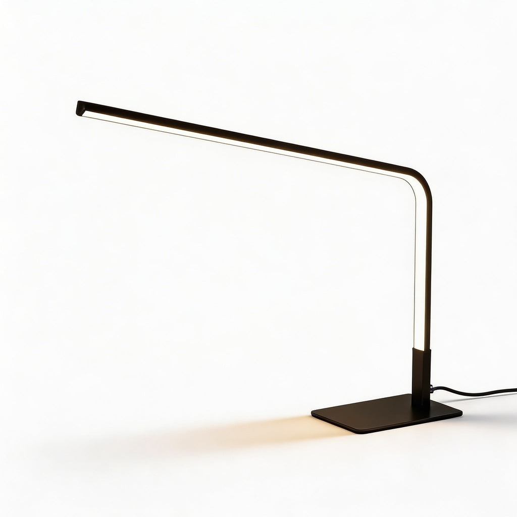 Contemporary Table Lamp Adjustable Silicone Shade Dimmable for Bedroom and Desk Use | ribuella