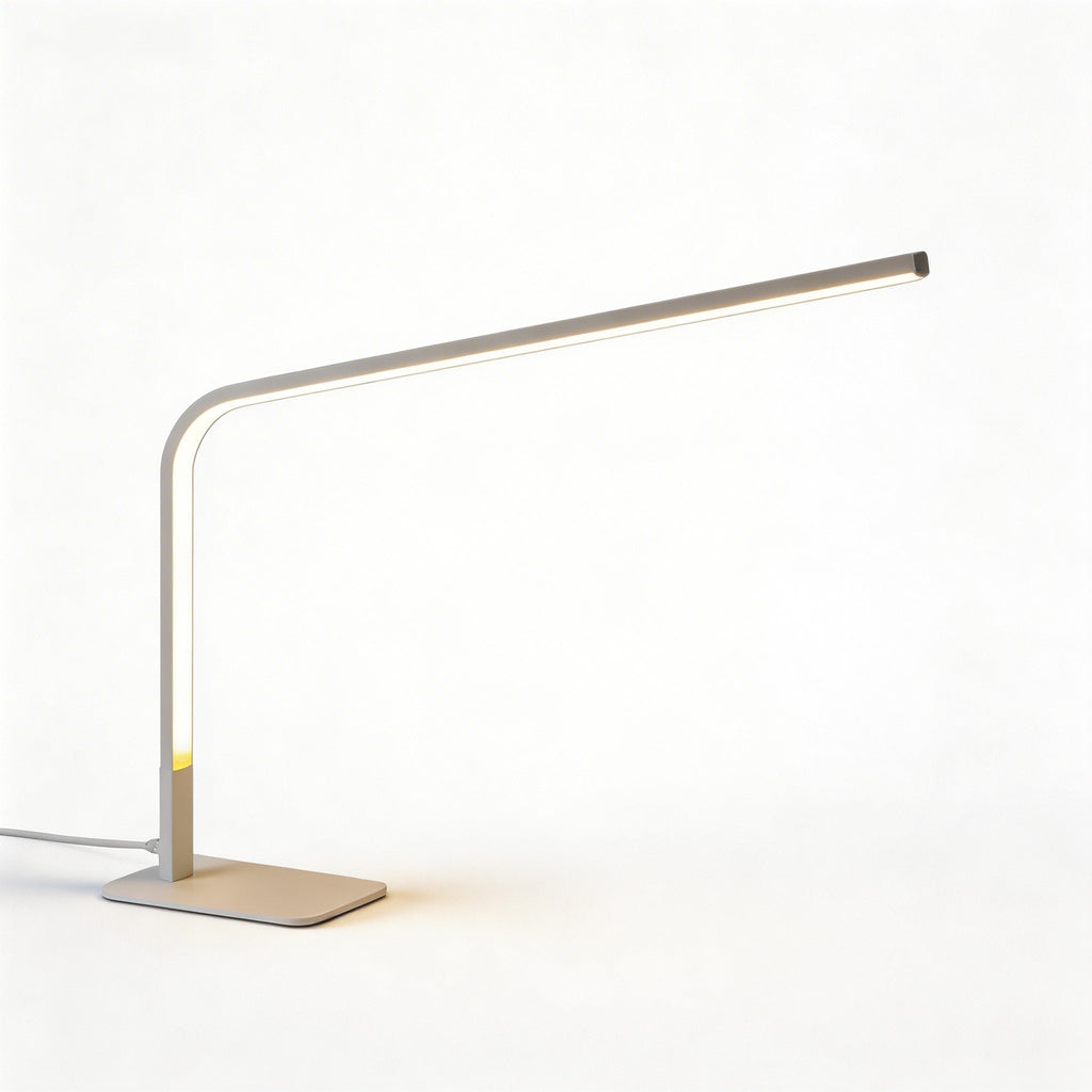 Contemporary Table Lamp Adjustable Silicone Shade Dimmable for Bedroom and Desk Use | ribuella