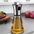 Modern Stainless Steel Olive Oil Spray Bottle with Fine Mist Nozzle for Precise Oil Application | ribuella