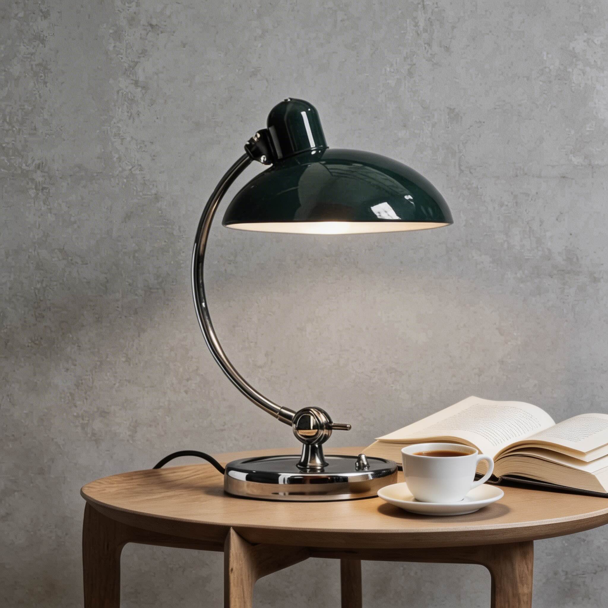 Modern Adjustable Desk Lamp Metal E27 Bulb Inline Switch Dimmable W11.2 in x H16.7 in for Home Office Lighting | ribuella