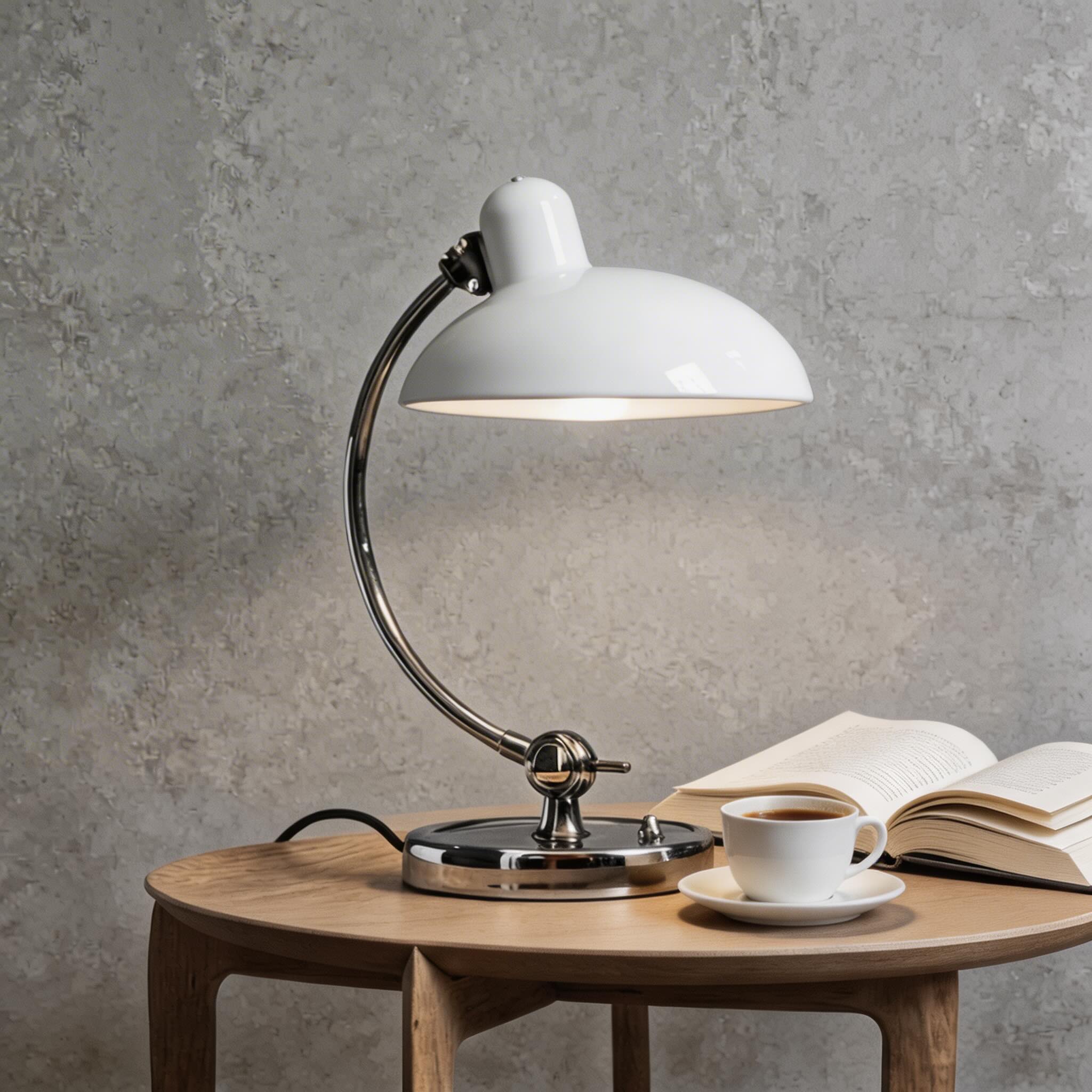 Modern Adjustable Desk Lamp Metal E27 Bulb Inline Switch Dimmable W11.2 in x H16.7 in for Home Office Lighting | ribuella
