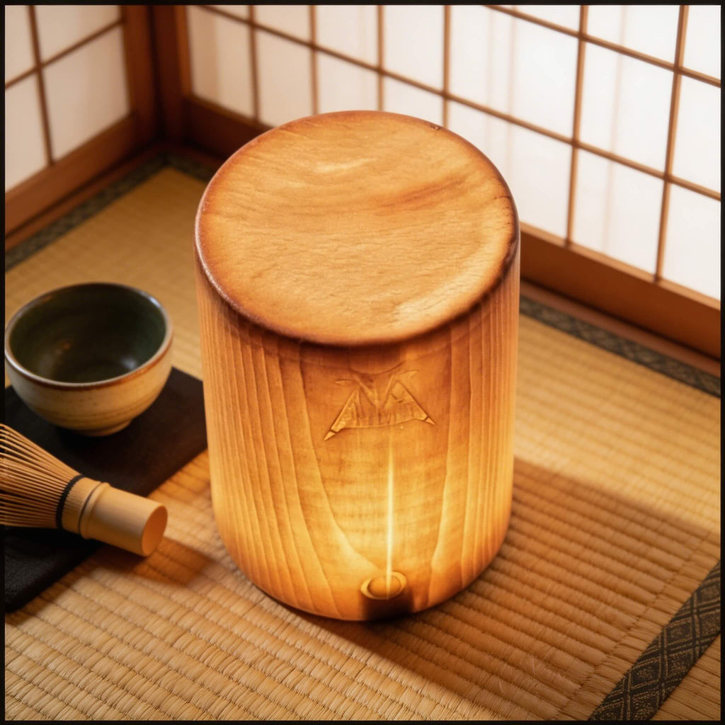 Modern Minimalist Table Lamp Rechargeable Cordless Wood Design Touch Control LED 3 Brightness Levels | ribuella
