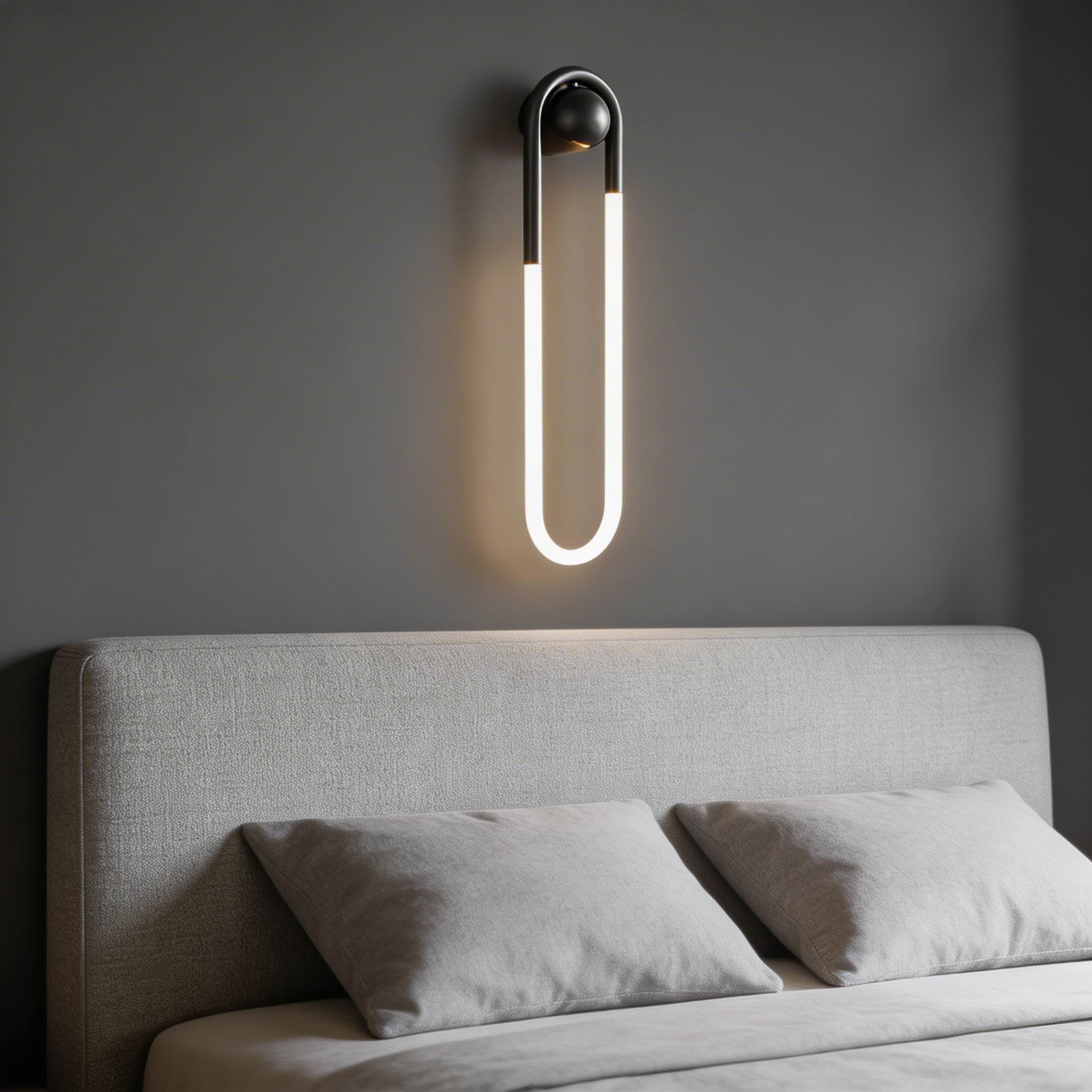 Moderne minimalistische Wandleuchte, wandmontierte dimmbare LED, Kupfer-Acryl-Schirm, 9 W/18 W | ribuella