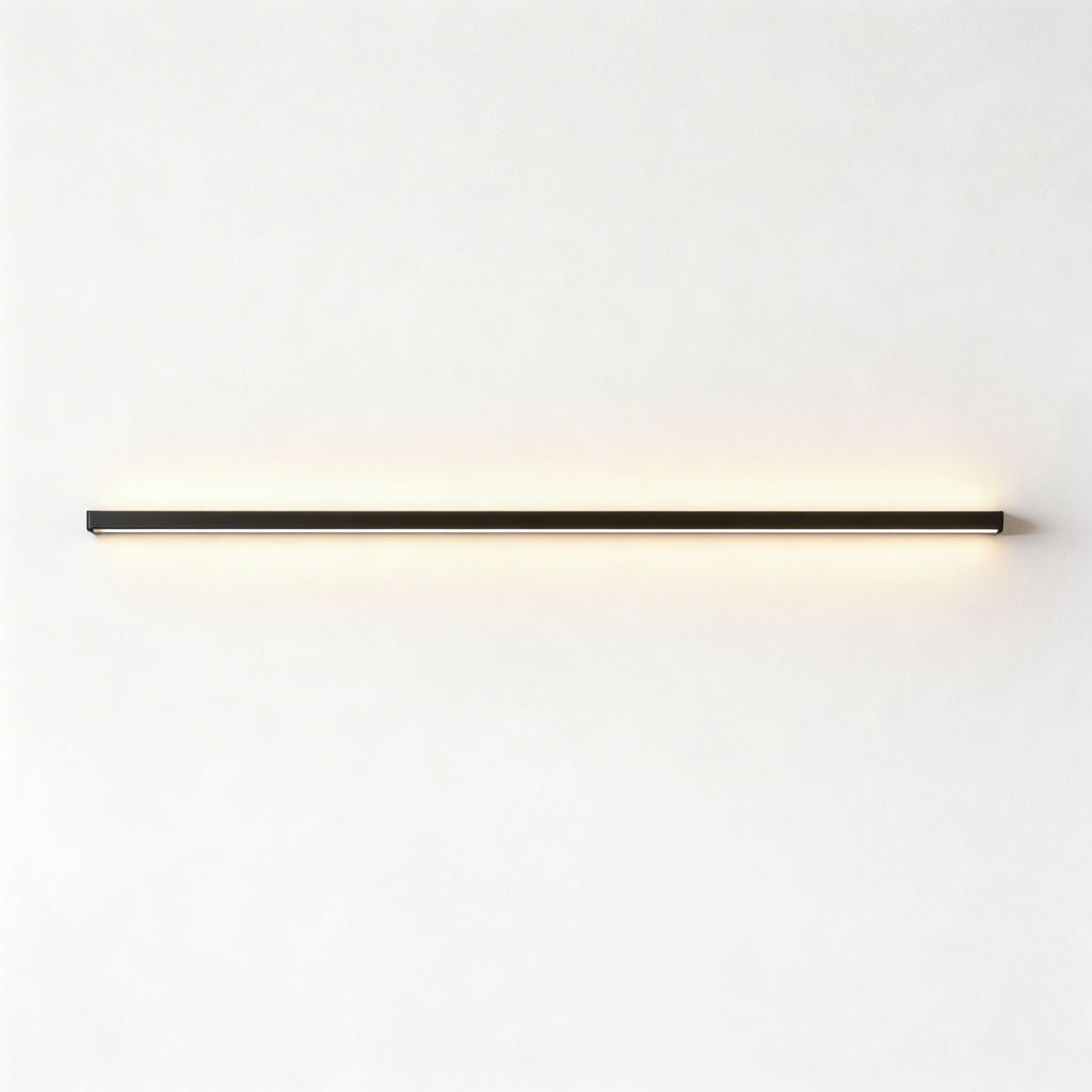 Applique murale linéaire moderne, en aluminium, avec lampe LED et diffuseur en acrylique à intensité réglable pour un éclairage d’ambiance | ribuella