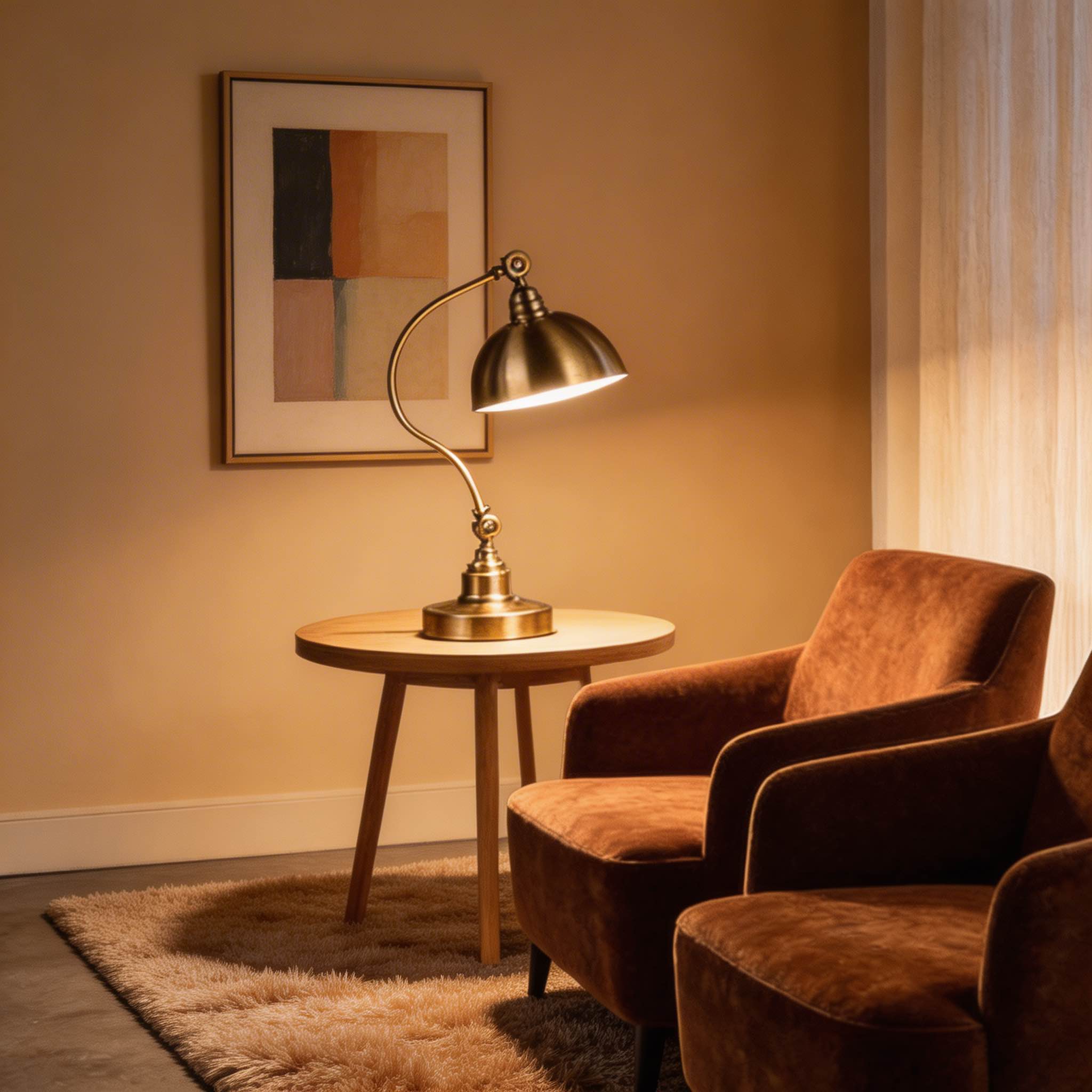 Vintage-Industrietischlampe, verstellbare Schwanenhals-LED-Leuchte aus Eisen für Zuhause und Büro | ribuella