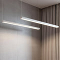 Modern Aluminum Linear LED Hanging Pendant Light | ribuella