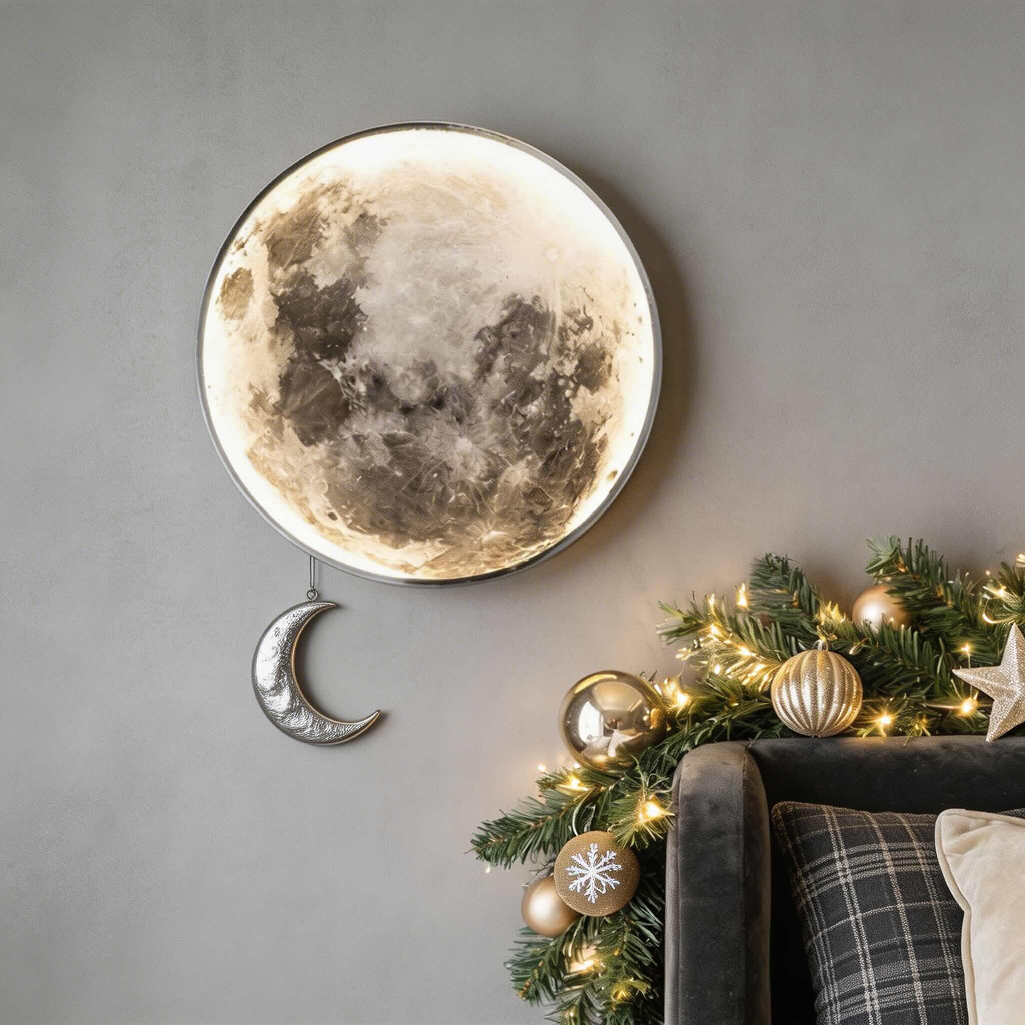 Moderne LED-Wandleuchte mit Eisenrahmen und Acrylschirm, verstellbares warmes Licht, dimmbar, drei Farboptionen | ribuella