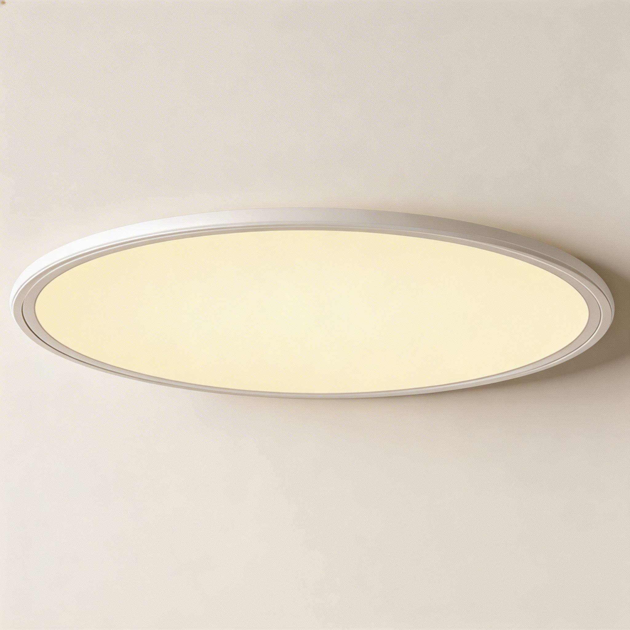 Moderne runde LED-Deckenleuchte zur Aufputzmontage aus Aluminium und Acryl, dimmbar, 72 W, 3430 LM | ribuella