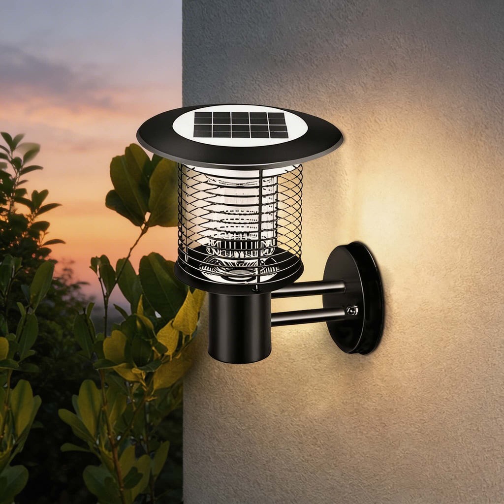 Moderne Solar-Wegbeleuchtung mit dualer Aufladung, Edelstahl 304, LED-Beleuchtung für den Außenbereich | ribuella
