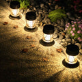 Lanterna solare moderna da esterno in plastica ABS impermeabile con sensore di luce integrato per giardino e patio | ribuella