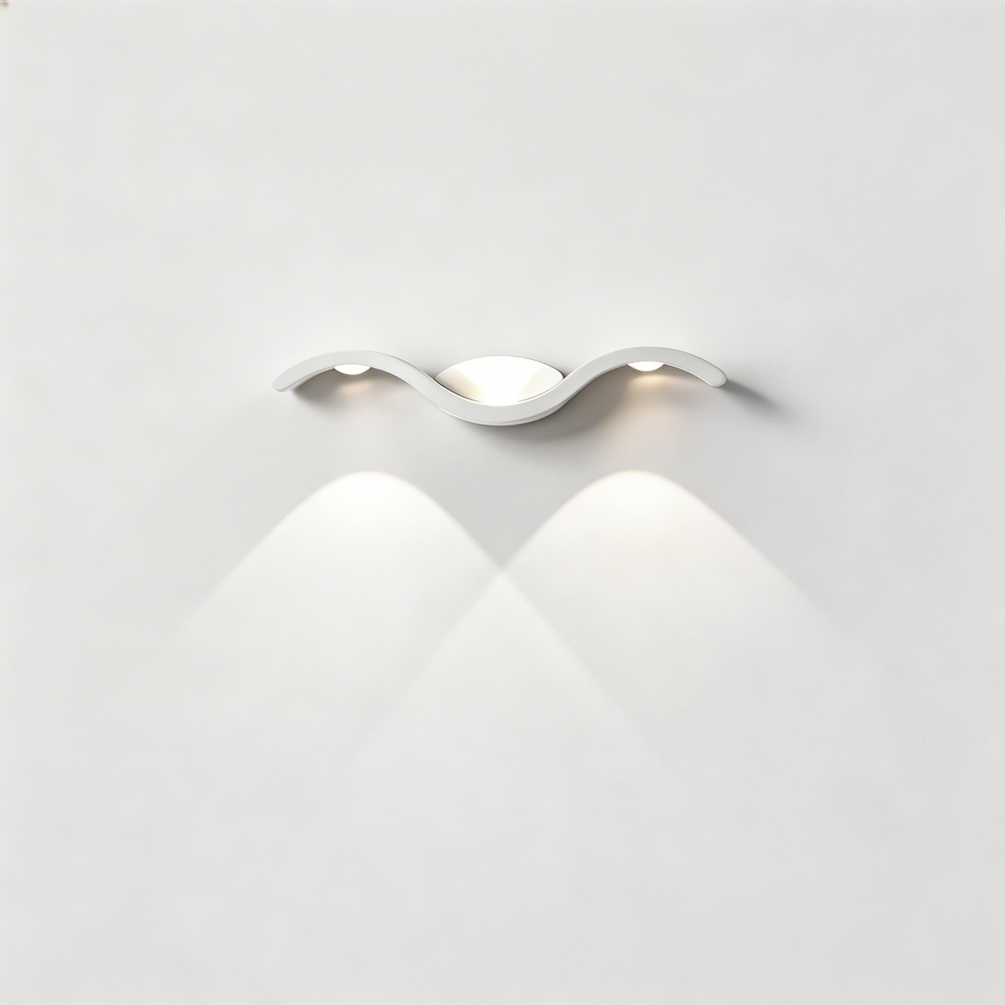 Moderne Außenwandleuchte mit Up-and-Down-Beleuchtung aus druckgegossenem Aluminium, wasserdichte LED-Leuchte, 9 W, 3 Leuchten | ribuella