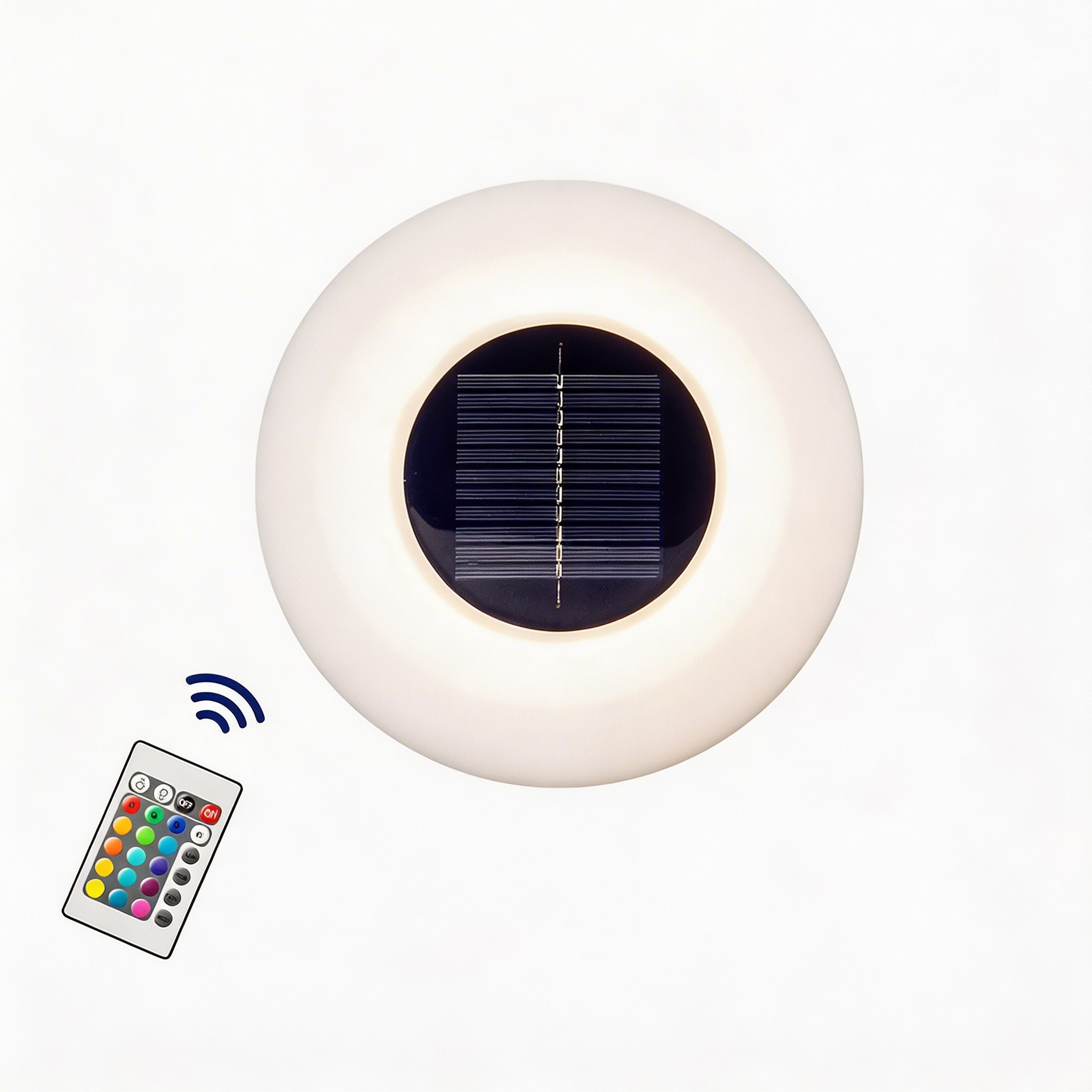 Soldrevet flytende utendørslys med vanntett LED, intelligent sensor og slitesterkt PE-skall | ribuella
