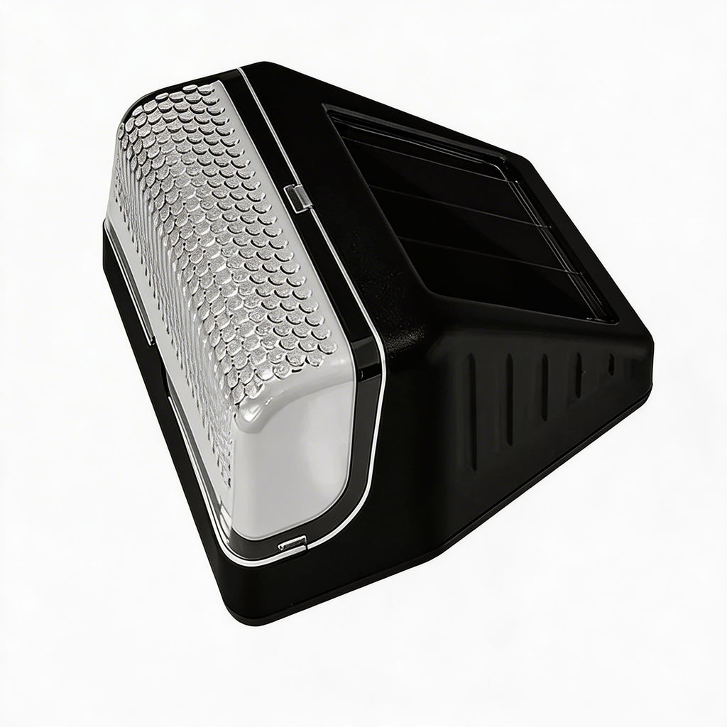 Modern Outdoor Solar Wall Light Waterproof Plastic Motion Sensor LED for Garden Pathway Fence | ribuella