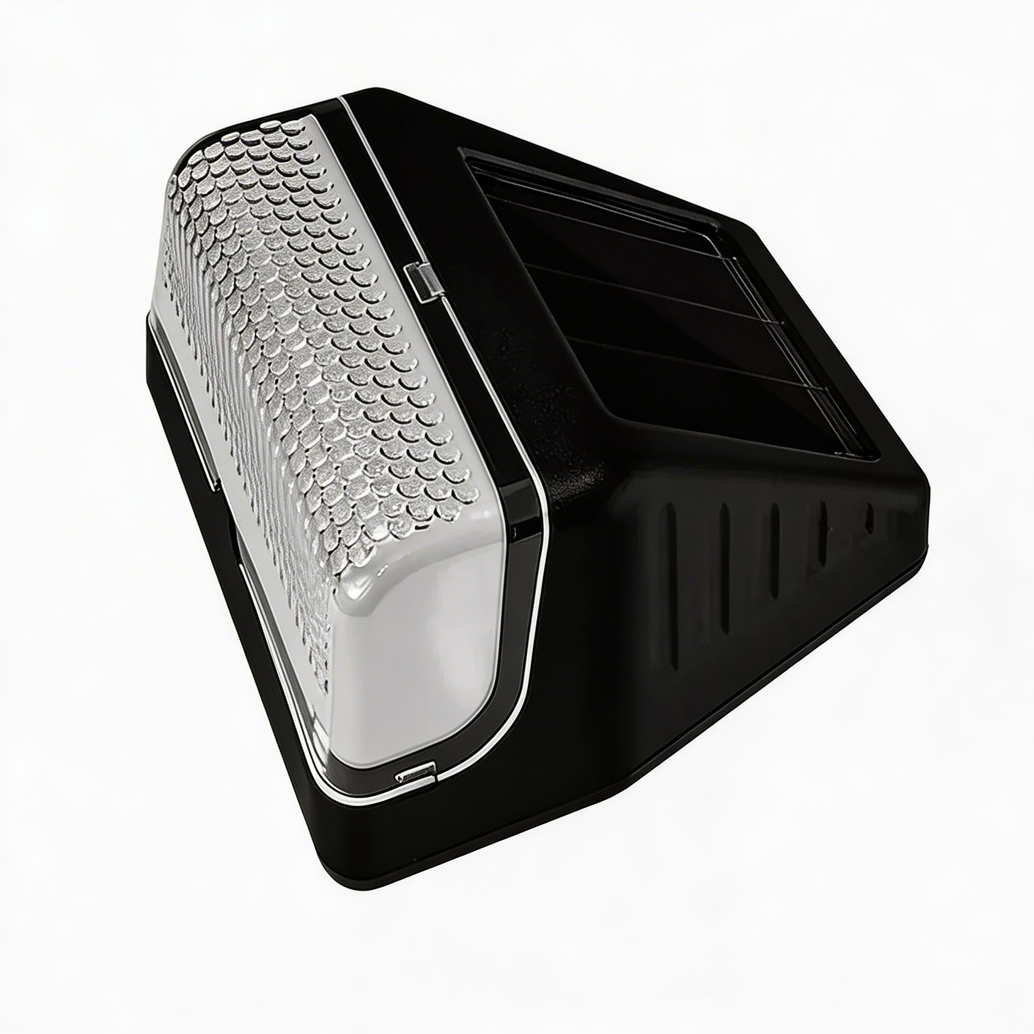 Modern Outdoor Solar Wall Light Waterproof Plastic Motion Sensor LED for Garden Pathway Fence | ribuella