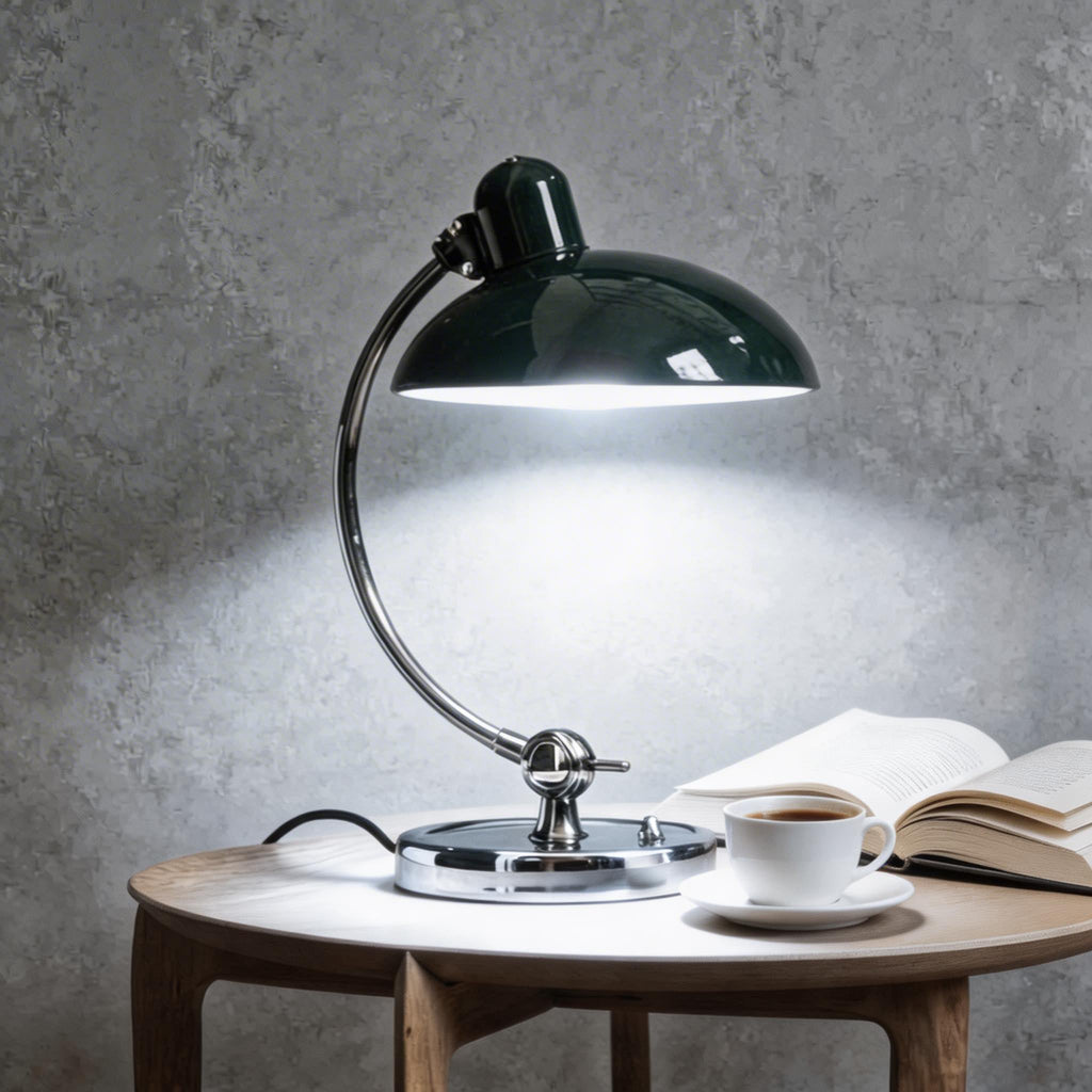 Modern Adjustable Desk Lamp Metal E27 Bulb Inline Switch Dimmable W11.2 in x H16.7 in for Home Office Lighting | ribuella