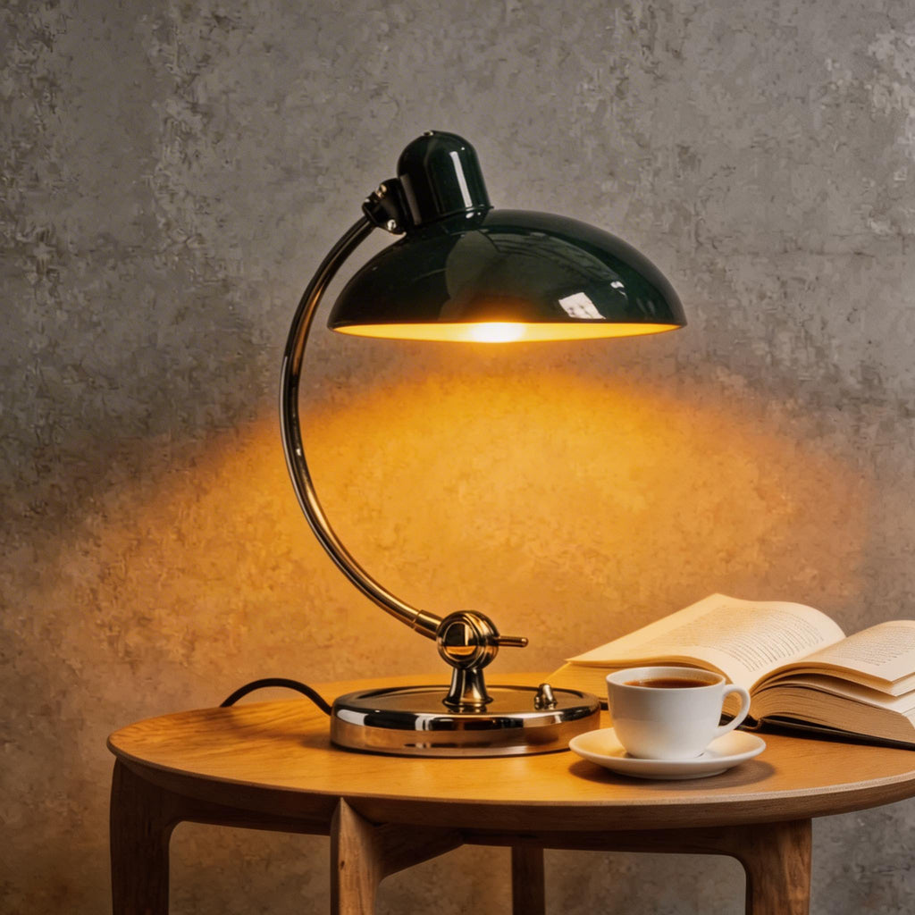 Modern Adjustable Desk Lamp Metal E27 Bulb Inline Switch Dimmable W11.2 in x H16.7 in for Home Office Lighting | ribuella