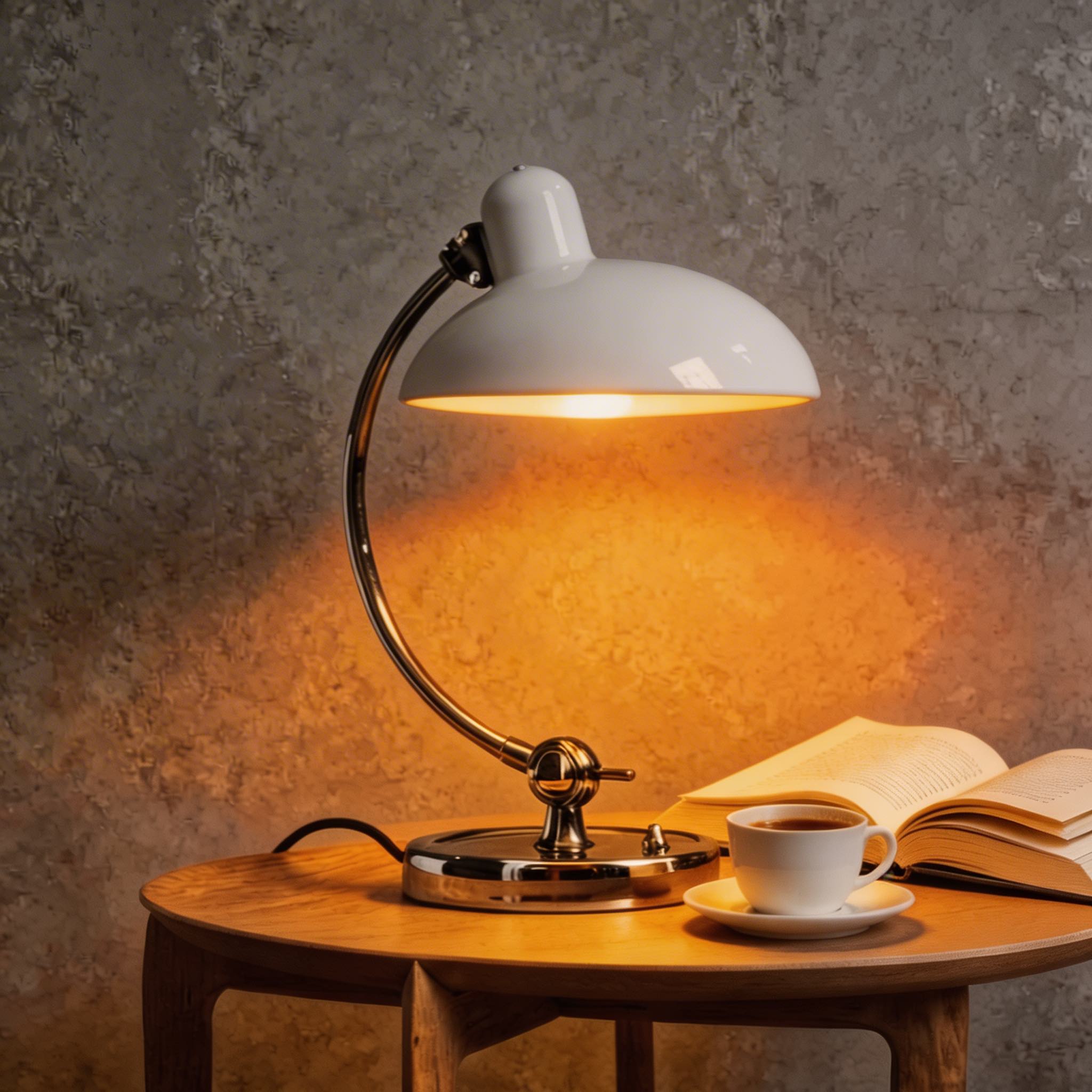 Modern Adjustable Desk Lamp Metal E27 Bulb Inline Switch Dimmable W11.2 in x H16.7 in for Home Office Lighting | ribuella