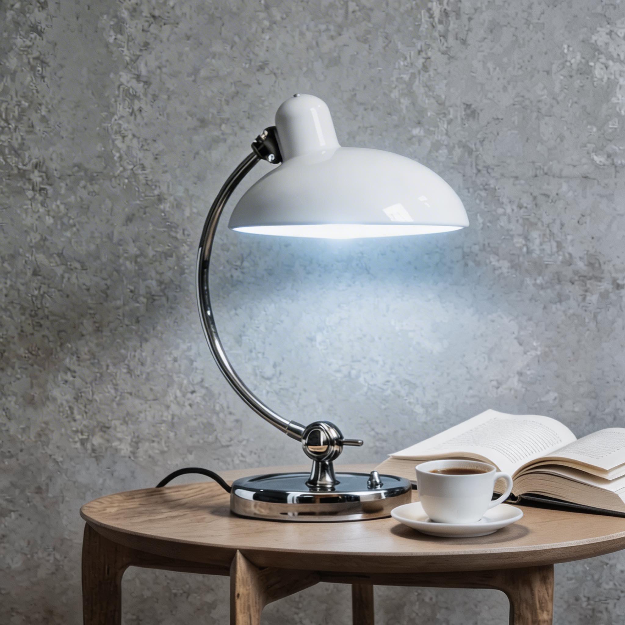 Modern Adjustable Desk Lamp Metal E27 Bulb Inline Switch Dimmable W11.2 in x H16.7 in for Home Office Lighting | ribuella
