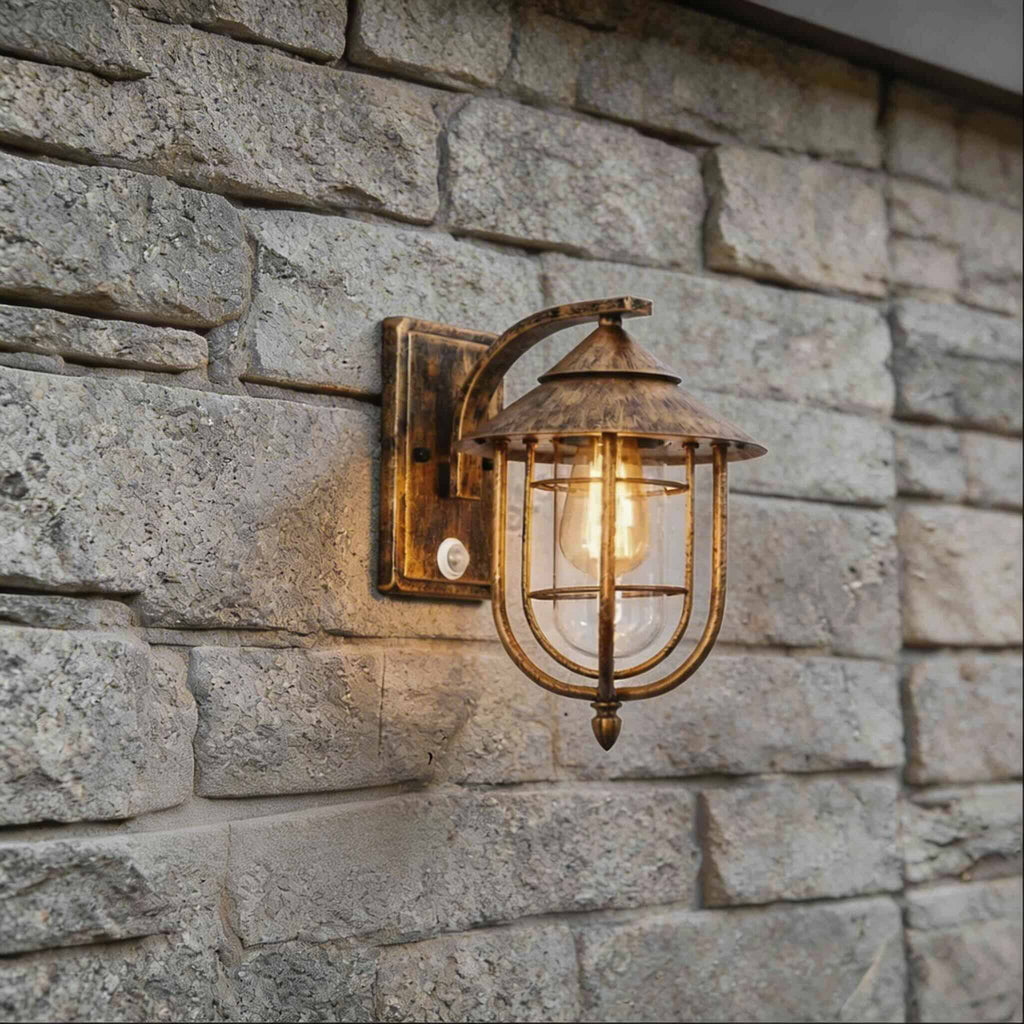 Modern Outdoor Wall Light Waterproof LED Motion Sensor Wall Mounted Durable for Courtyard and Balcony | ribuella