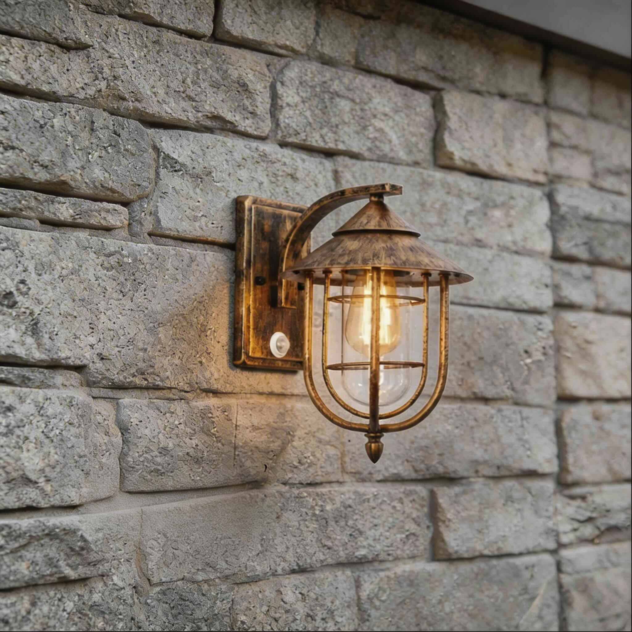 Modern Outdoor Wall Light Waterproof LED Motion Sensor Wall Mounted Durable for Courtyard and Balcony | ribuella