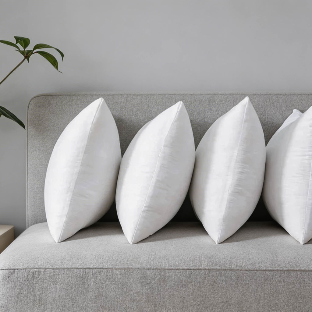 Decorative Throw Pillow Insert Polyester Filling Soft Microfiber Cover Multiple Sizes for Couch Pillows | ribuella