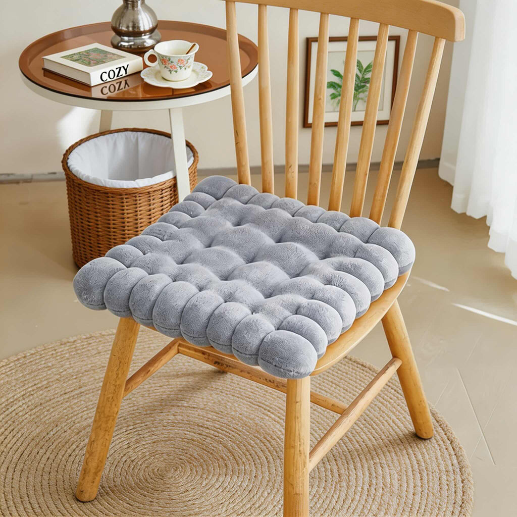 Biscuit Shape Decorative Pillow Plush Cushion Soft Chair Seat Pad for Comfort and Support | ribuella