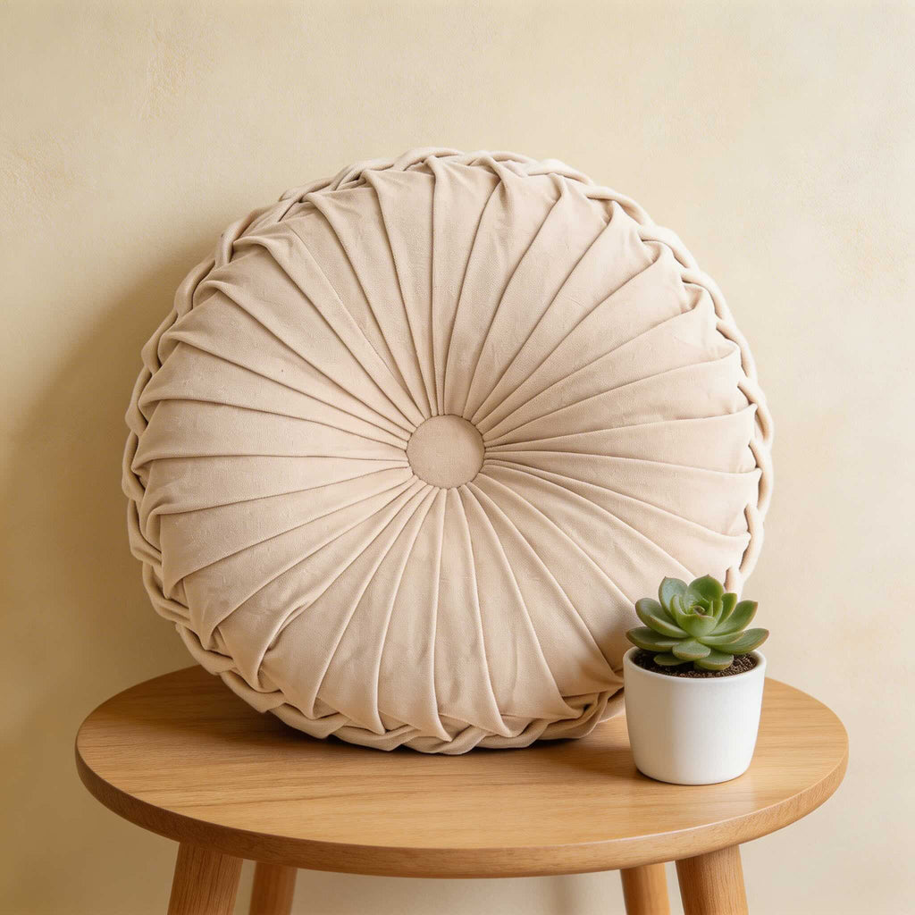 Coussin décoratif moderne à volants 3D en velours, coussin lombaire de soutien pour canapé, lit ou chaise de bureau | ribuella