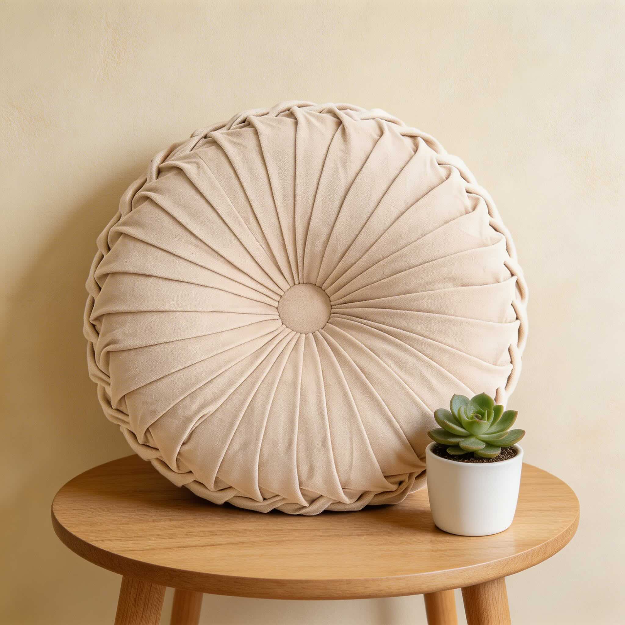 Coussin décoratif moderne à volants 3D en velours, coussin lombaire de soutien pour canapé, lit ou chaise de bureau | ribuella