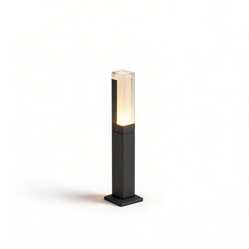 Outdoor Path Lights Waterproof LED Garden Lighting Modern Aluminum Square Design | ribuella