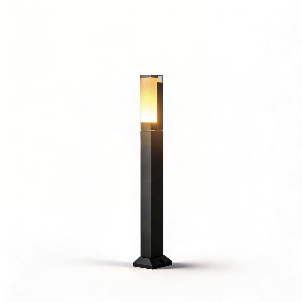 Outdoor Path Lights Waterproof LED Garden Lighting Modern Aluminum Square Design | ribuella
