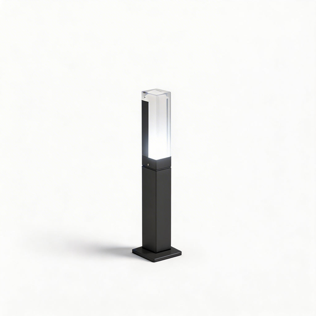 Outdoor Path Lights Waterproof LED Garden Lighting Modern Aluminum Square Design | ribuella