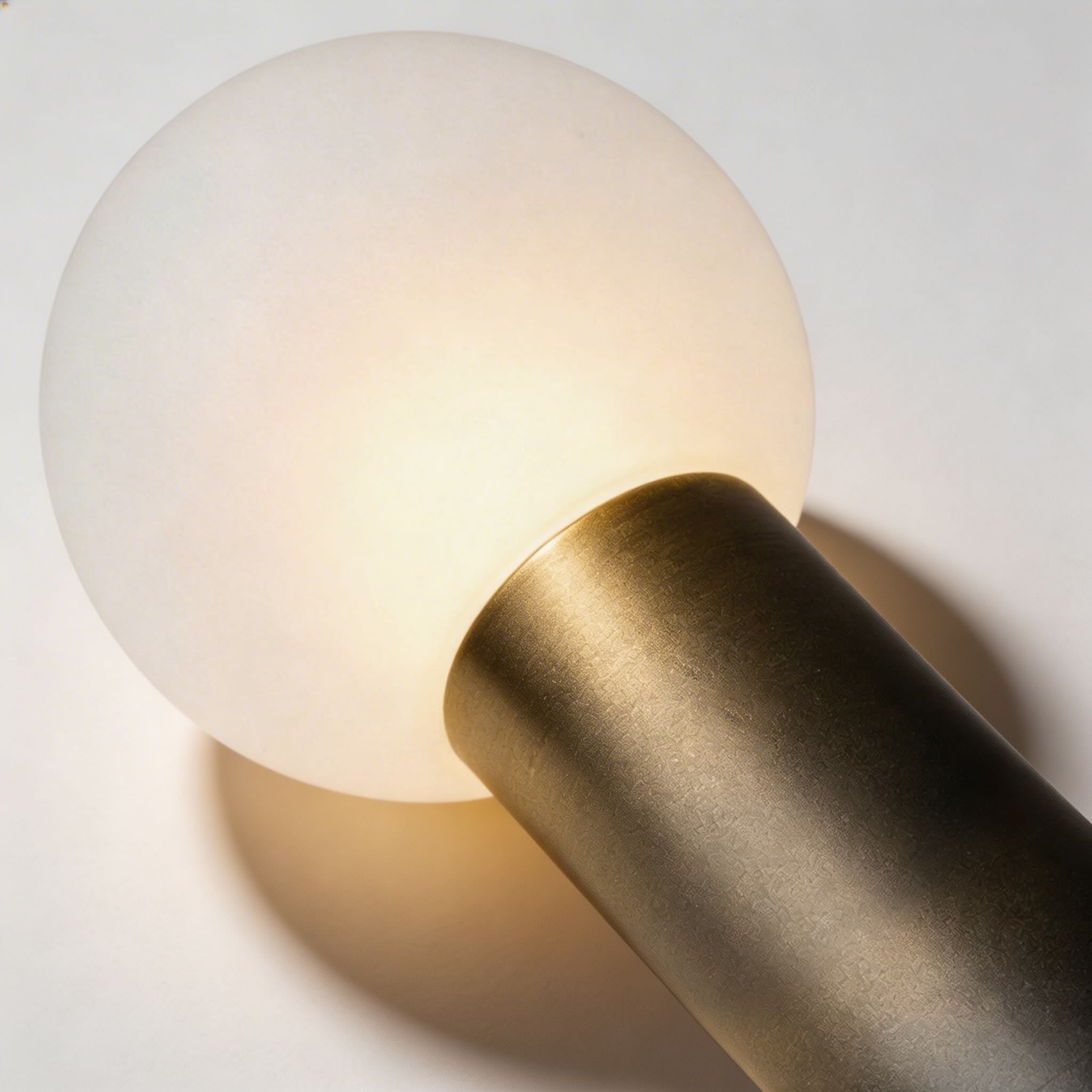 Bollard Lights Outdoor Waterproof Black Metal LED 3000K Spherical Design | ribuella