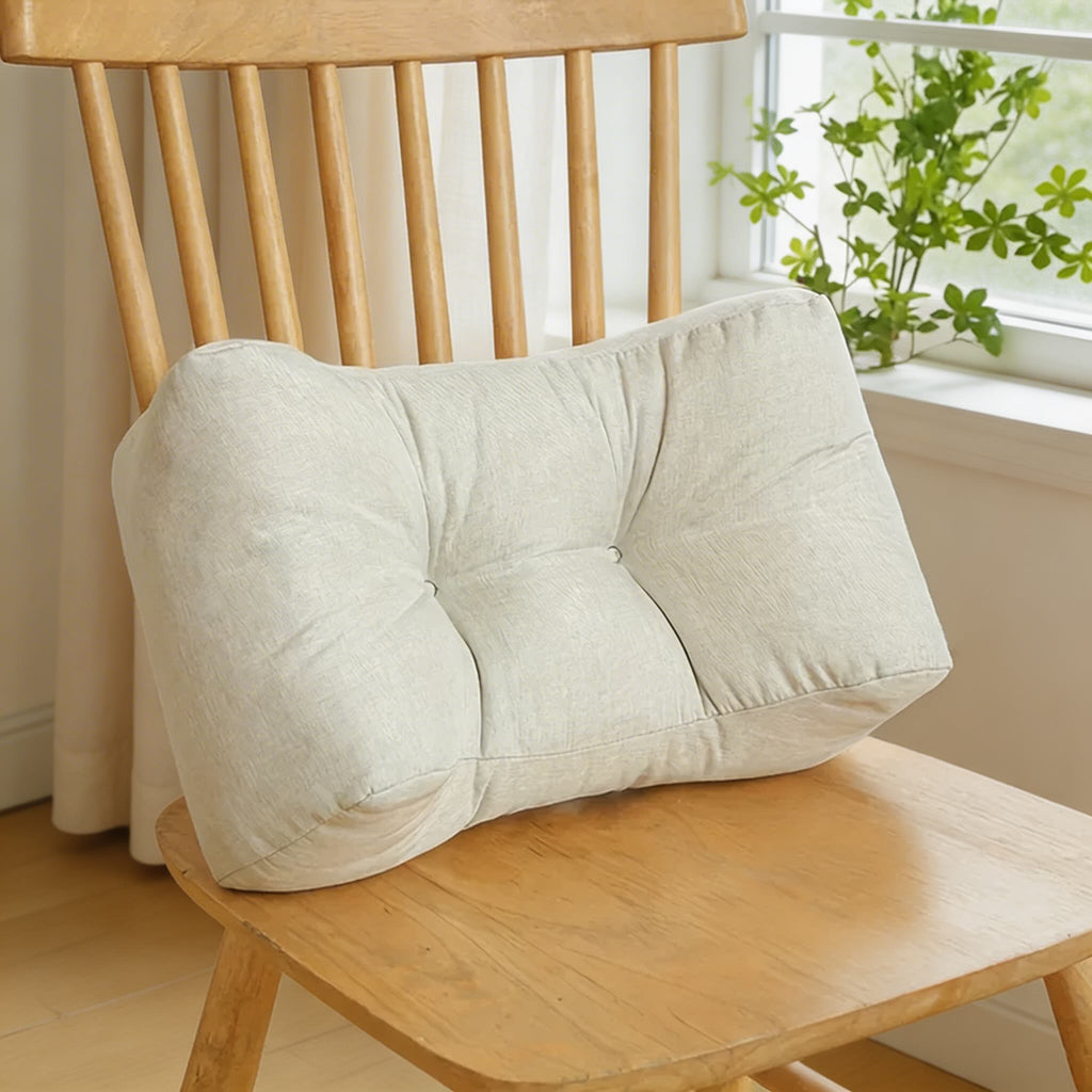 Lumbar Support Cushion Soft Ergonomic Back Support Pillow | ribuella