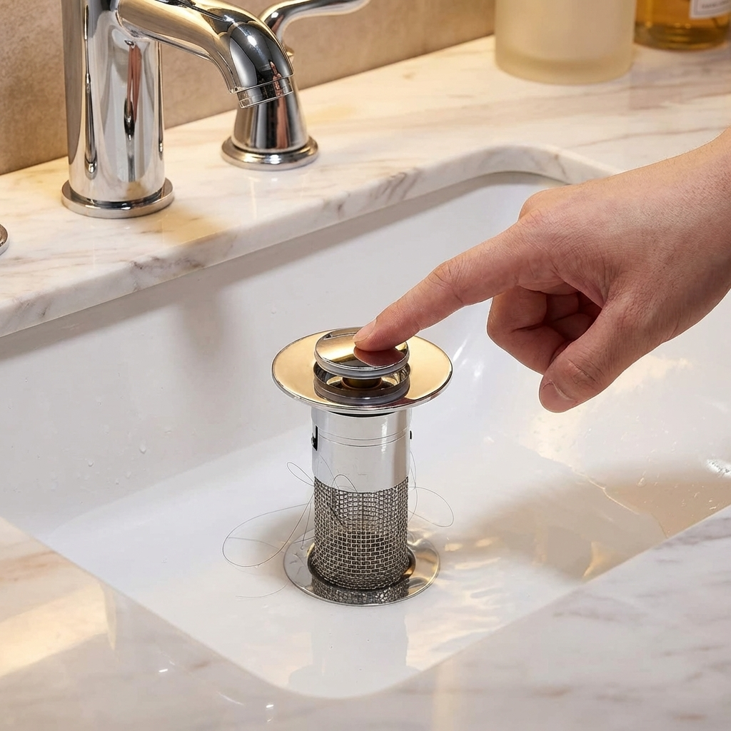 Universal Sink Stopper with Mesh Filter and Silicone Seal | ribuella