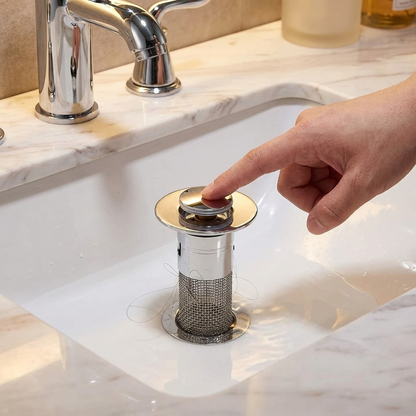 Universal Sink Stopper with Mesh Filter and Silicone Seal | ribuella