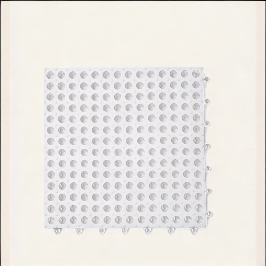 Modern Non-Slip Bathroom Mat Set Waterproof Plastic Hollow Design Easy Clean | ribuella