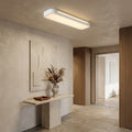 Moderne LED-Deckenleuchte zur Aufbaumontage, verstellbare Metallleuchte mit satiniertem Acrylschirm | ribuella