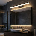 Gold Bathroom Vanity Light Bar Adjustable Stainless Steel 3-Colour Acrylic | ribuella