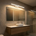 Applique moderne pour meuble de salle de bains, fixation murale, métal et acrylique, LED avec deux options de température de couleur | ribuella