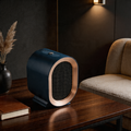 Bærbar elektrisk varmeovn med kompakt design, justerbar effekt og PTC-varmeteknologi, 800–1200 W | ribuella